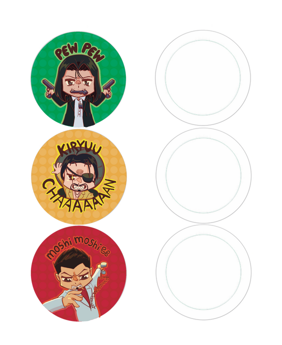 Yakuza badges